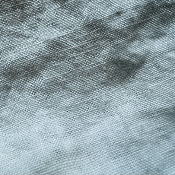 RESTORATION HARDWARE WASHED ORGANIC LINEN ROUND CRIB FITTED SHEET - Picture 4 of 6